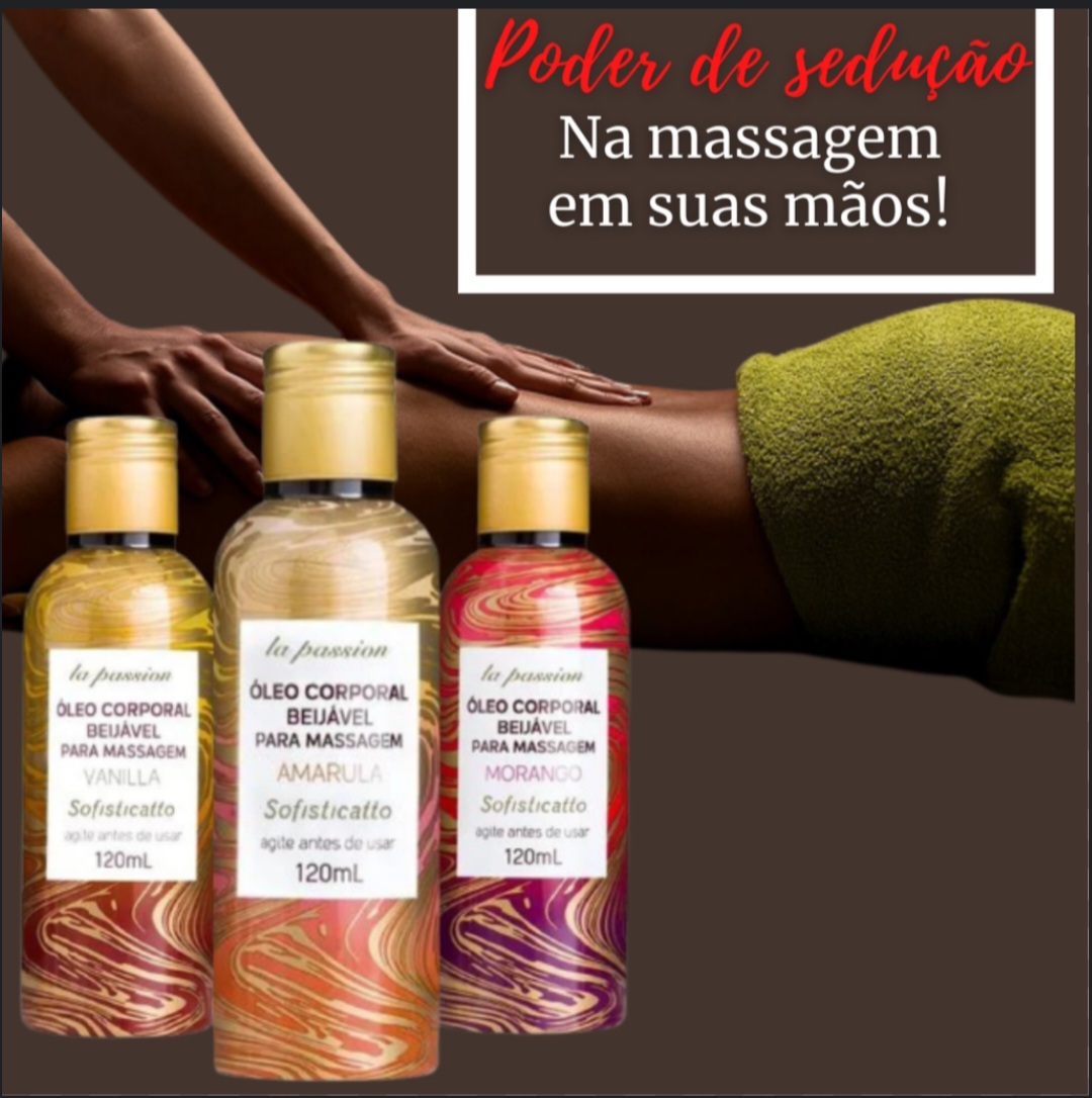 Óleo de massagem e pós banho sofisticatto 